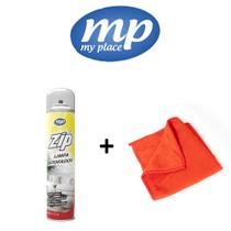 Kit 1 Zip Limpa estofados e 1 Pano Microfibras Sortido