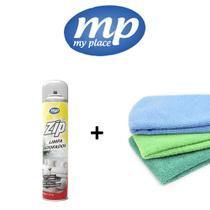 Kit 1 Zip Limpa Estofados e 3 Panos Microfibras Sortidos