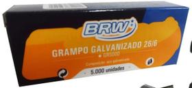 Kit - 10.000 Grampo Galvanizado 26/6 (2Cx) + 1 Grampeador