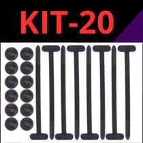 Kit 10 /20 /30 Fivela DAbraçadeira Nylon Universal Cabo Gravata Auto Travamento Plástico Fio Laços