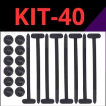 Kit 10 /20 /30 Fivela DAbraçadeira Nylon Universal Cabo Gravata Auto Travamento Plástico Fio Laços