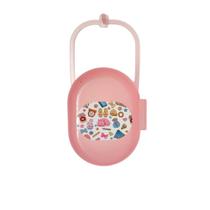 Kit 10-20 Porta Chupetas Murano Clip ABS Infantil Para Bebê- Azul e Rosa SOUTIMES Kit 10-20 Porta Chupetas Murano Clip ABS Infantil Para Bebê- Azul e Rosa SOUTIMES