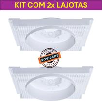 Kit 10, 5 ou 2x Lajotas para Led Redonda 18W Super Reforçadas para Laje 27 e 30cm, Sua Obra Merece