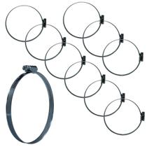 KIT 10 Abraçadeira 83x102mm Galvanizada Jardim