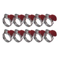 Kit 10 abraçadeira com parafuso borboleta 12x16mm fita 9mm Kit 10 abraçadeira com parafuso borboleta 12x16mm fita 9mm