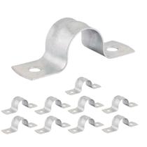 Kit 10 Abraçadeira Tipo U De Aço Fixação De Canos Tubos 3/4" 25mm