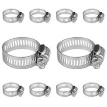 Kit 10 Abraçadeiras De Metal Para Irrigação Botijão Rosca