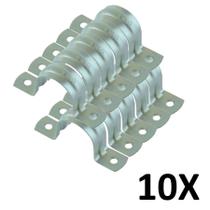 Kit 10 Abraçadeiras De Metal Tipo U 3/4 Polegadas - Inca