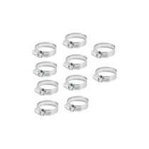 Kit 10 abraçdeiras rosca sem fim, 13mm a 19mm Kit 10 abraçdeiras rosca sem fim, 13mm a 19mm