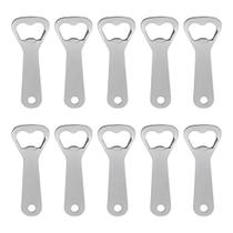 Kit 10 Abridores de Garrafa Boteco Aço Inox 10cm