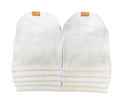 Kit 10 Absorventes 2 Camadas De Melton Para Fralda Ecológica - Meleleco