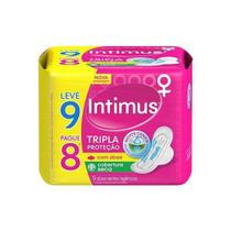 Kit 10 Absorventes Intimus Gel Malha Seca c/ Abas Lv 9 Pg 8.