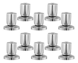 Kit 10 Acabamento Registro Docol C50 Metal Gaveta Pressão