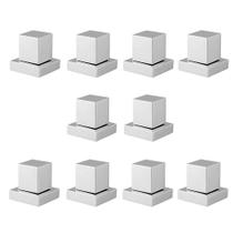 Kit 10 Acabamentos Para Registro Padrão Deca Quadrado 1/2, 3/4 Del Metais Kit 10 Acabamentos Para Registro Padrão Deca Quadrado 1/2, 3/4 Del Metais