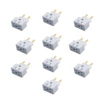 Kit 10 Adaptador Bob Esponja Tomada Pino Fino 10a/20a 3p Kit 10 Adaptador Bob Esponja Tomada Pino Fino 10a/20a 3p