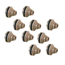 Kit 10 Adaptador Com Flange Soldavel Marrom 32x1 Caixa Kit 10 Adaptador Com Flange Soldavel Marrom 32x1 Caixa