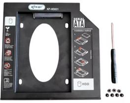 Kit 10 Adaptador De Hd Ssd Sata 2.5 Gaveta Notebook 9,5mm