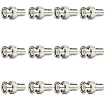 Kit 10 Adaptador Entra Rca Sai Bnc Bnc Macho Rca Fêmea