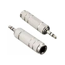 Kit 10 Adaptador P2 Macho para P10 Fêmea Kit 10 Adaptador P2 Macho para P10 Fêmea