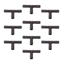 Kit 10 Adaptador T 1/2 Para Mangueira 1/2 Polegadas Conexão Tê