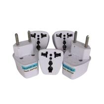 Kit 10 Adaptador Tomada Universal 10A Bivolt Europeu Brasil Kit 10 Adaptador Tomada Universal 10A Bivolt Europeu Brasil