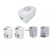 Kit 10 Adaptador Tomada Universal Eua Europa