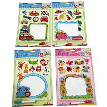 Kit 10 Adesivo Lousa Desenho Mágico Infantil Bichinhos Frutas Carros Animais com Caneta e Apagador Kit 10 Adesivo Lousa Desenho Mágico Infantil Bichinhos Frutas Carros Animais com Caneta e Apagador