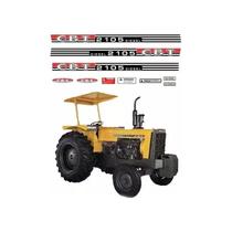 Kit 10 Adesivos Compatível Trator CBT 2105 Diesel