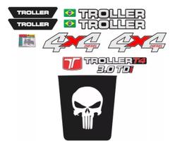 Kit 10 Adesivos Compatível Troller T4 3.0 2009-2012 Kit 10 Adesivos Compatível Troller T4 3.0 2009-2012