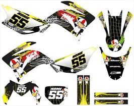 Kit 10 Adesivos UV 20mm Tricolor compatível XTZ 250 Lander