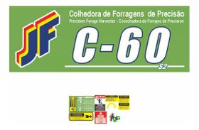 Kit 10 Adesivos Vinil Compatível JF C-60 Colhedora Kit 10 Adesivos Vinil Compatível JF C-60 Colhedora