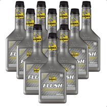 Kit 10 Aditivo Limpeza Motor Carter Bardahl Flush 500ml Cinza