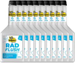 Kit 10 Aditivo Para Limpeza De Radiador Bardahl Rad Flush 500ml