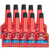 Kit 10 Aditivos para Combustível STP Gas Treatment - 200ml - Trata até 50 Litros - Para Gasolina e GNV - ST-2050BR