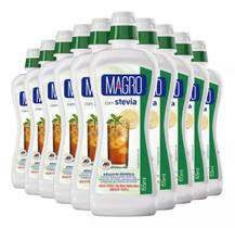 Kit 10 Adoçantes C/ Stevia Magro Liq 65ml - Magro