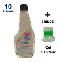 Kit 10 Água de Passar Roupa Tecido Refil Baby 500ml Facilitador Para Passar da Senalândia - Envio Já