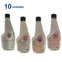 Kit 10 Água para Tecido Refil 500ml Facilitador Para Passar Perfumar da Senalândia - Envio Já