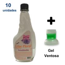 Kit 10 Água Perfumada Lilac Floral de Passar Roupa Refil 500ml Facilitador da Senalândia - Envio Já
