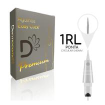 Kit 10 - Agulha Easy Click Premium 1RL 0,3mm Dermocamp
