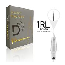 Kit 10 - Agulha Easy Click Premium 1RL 0,4mm Dermocamp