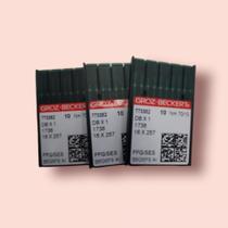 Kit 10 Agulhas De Máquina Costura Reta Industrial Doméstica