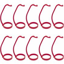 Kit 10 Alça De Servir Refrigerante Suporte Pegador Segurar Garrafa Pet Cerveja Litrão Garçom Buffet