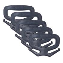 Kit 10 Alça Plástica Para Suporte De Sacola De Mercado 10kg