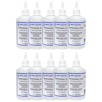 Kit 10 Álcool Isopropilico 250ml - 99,8% Isopropanol Limpeza Eletrônica, Placas e Circuitos
