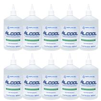 Kit 10 Álcool Isopropilico 500ml - 99,8% PCI Limpeza Eletrônica, Placas e Circuitos