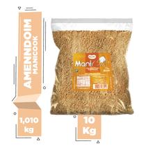 Kit 10 Amendoim Torrado Moído Natural 1kg Manicook