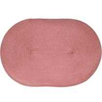 Kit 10 Americano Requinte Liso Para Mesa Oval 30x45cm Rosê Kit 10 Americano Requinte Liso Para Mesa Oval 30x45cm Rosê