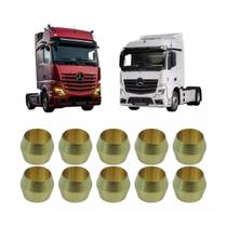 Kit 10 Anilhas Tubo Nylon Mercedes Diversas 1/4 Kit 10 Anilhas Tubo Nylon Mercedes Diversas 1/4