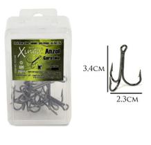 Kit 10 Anzol Garateia Lambada Xingu N1/0 (3,4cm X 2,3cm)