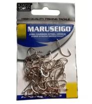 Kit 10 Anzol Pesca Marine Sports Maruseigo Nickel N-28 Kit 10 Anzol Pesca Marine Sports Maruseigo Nickel N-28